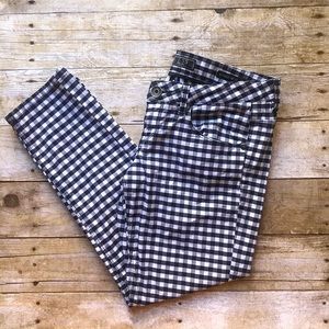 Guess Gingham Beverly Sophie Skinny Pants